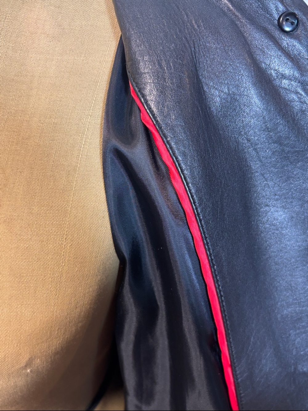 Anne Klein genuine leather jacket - Picture 3 of 6